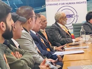 A significant briefing session was held at the UK Parliament, hosted by Jim Shannon MP and Julie Jones, focusing on Pakistan’s covert operations against ethnic minorities. 4 IMG 20241219 WA0010