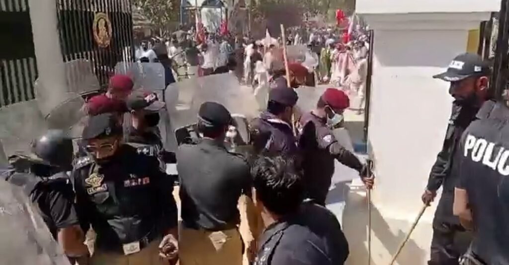 The students’ protest against the forced construction of canals on the Indus River is their constitutional, legal, and democratic right. However, the state has once again attempted to silence their voices through oppressive measures, which constitutes a blatant violation of human rights and international law.