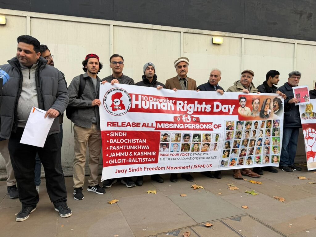 JSFM Protest on Human Rights Day London 10 Downing Street 5