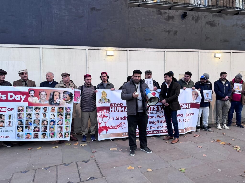 JSFM Protest on Human Rights Day London 10 Downing Street 7