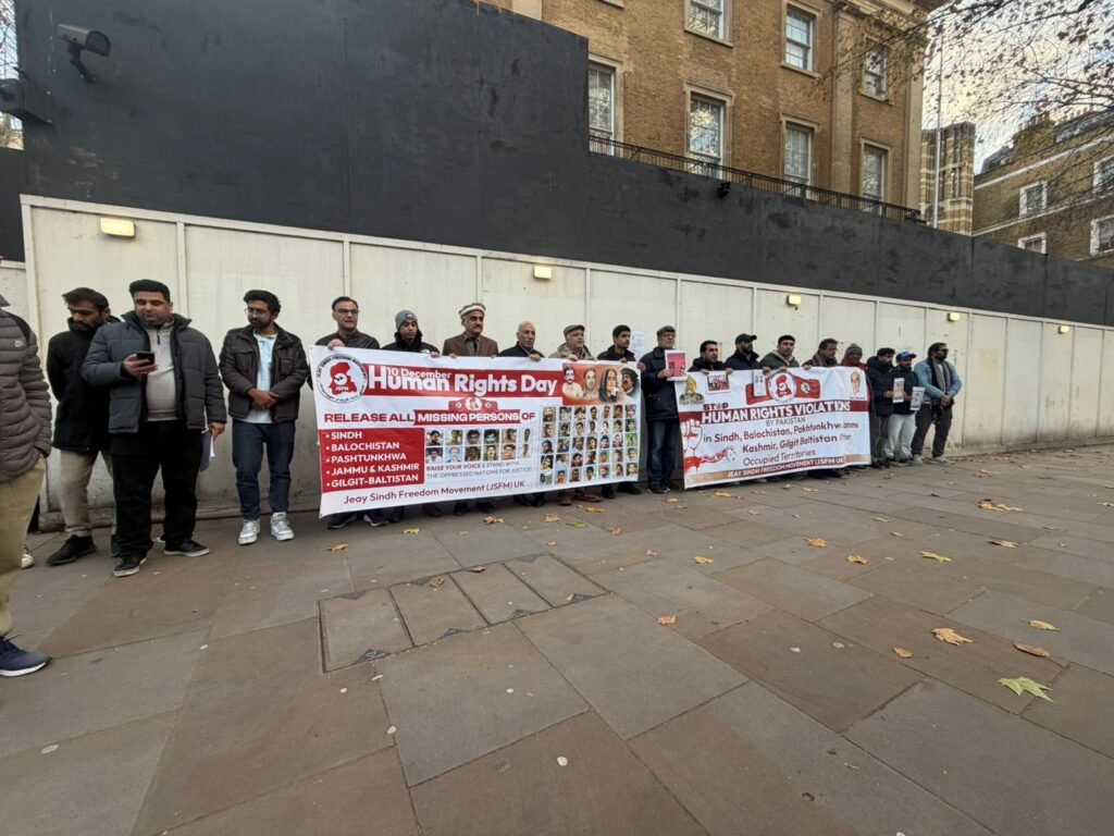 JSFM Protest on Human Rights Day London 10 Downing Street 9