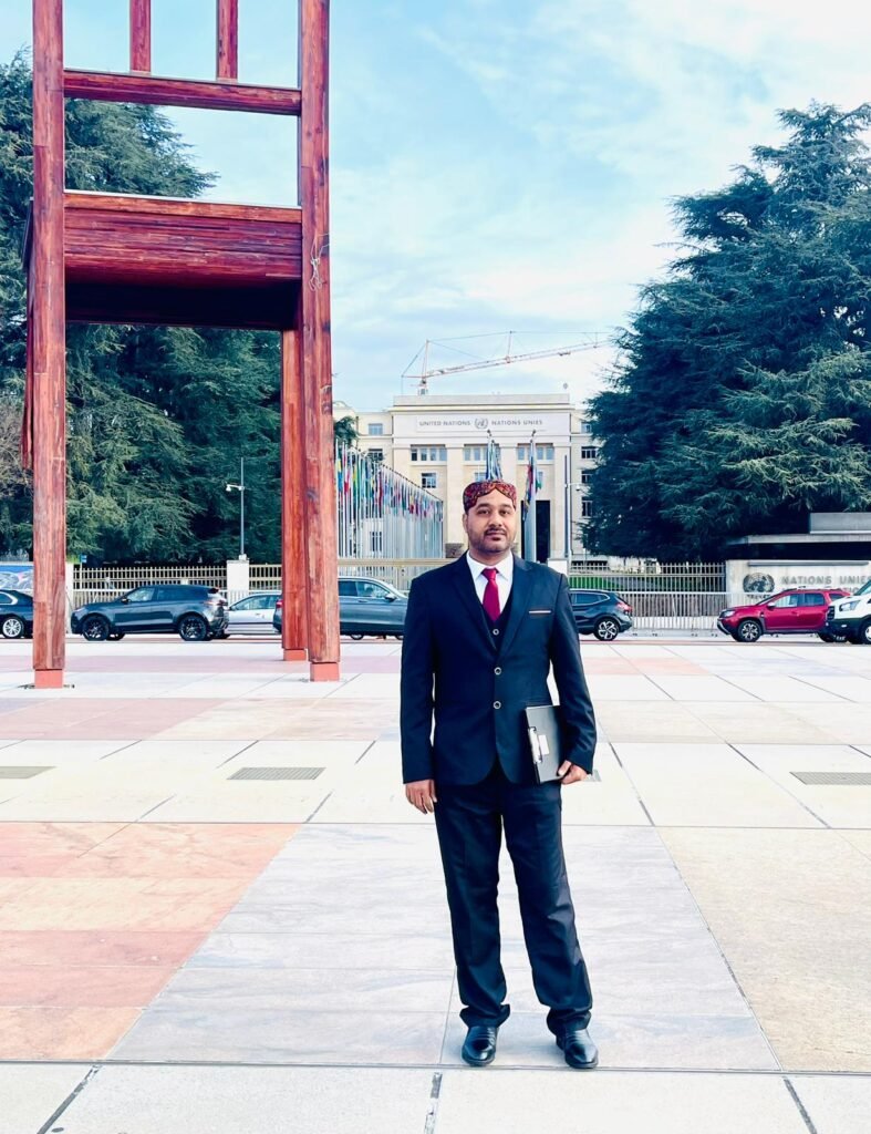 Sohail Abro, Chairman JSFM today on Tuesday 17 March 2026 presented intervention in the 61th session of UN Human Rights Council in Geneva Switzerlands: He highlighted enforced disappearances, extrajudicial killings, of Sindhi Baloch, Pushtoons and others and UN supervised refrendum in Sindh for Freedom.