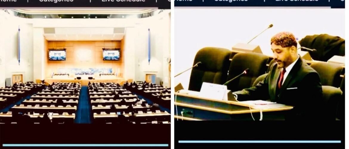 Sohail Abro, Chairman JSFM today on Tuesday 17 March 2026 presented intervention in the 61th session of UN Human Rights Council in Geneva Switzerlands: He highlighted enforced disappearances, extrajudicial killings, of Sindhi Baloch, Pushtoons and others and UN supervised refrendum in Sindh for Freedom.