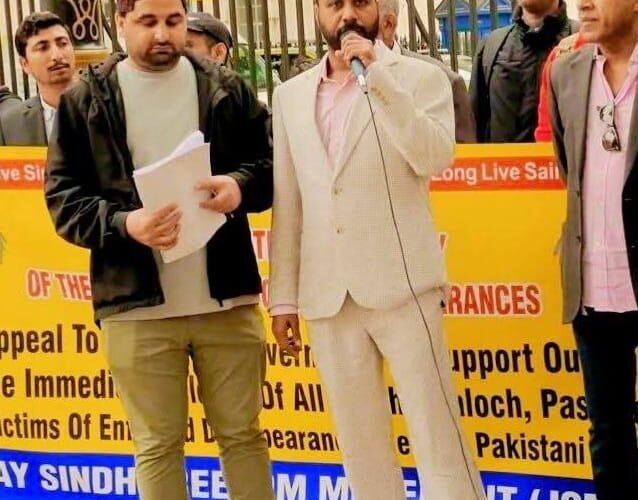 Sohail Abro, Chairman Jeay Sindh Freedom Movement, Mansoor Ahmed Hab Spokepersons Of Jeay Sindh Freedom Movement
