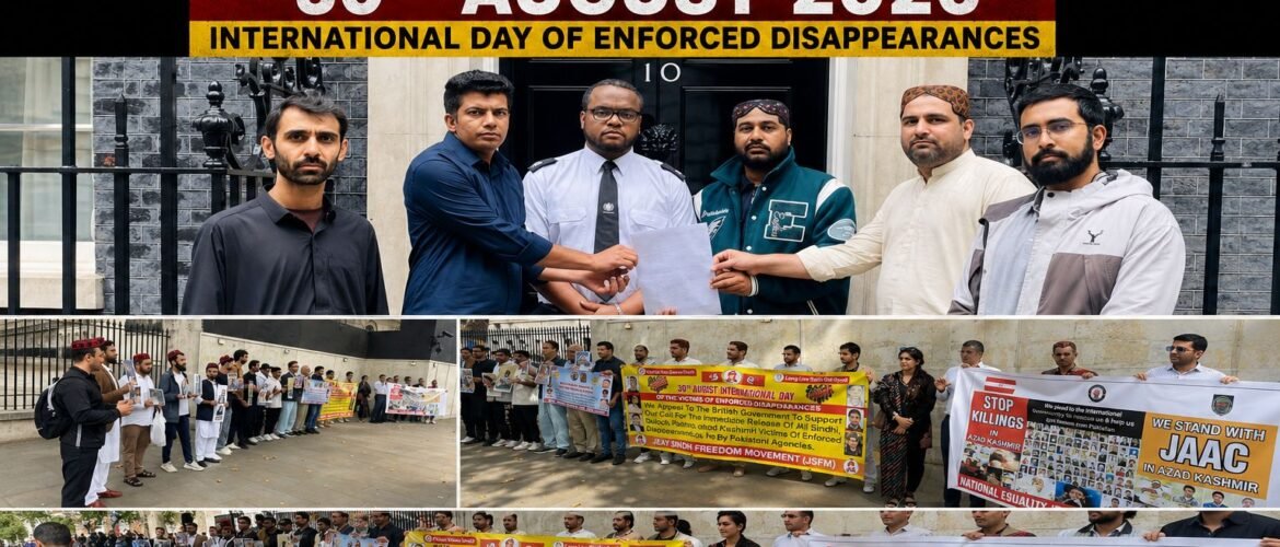 JSFM Protest th August 2026 INTL Enforced Dissappearnces Day