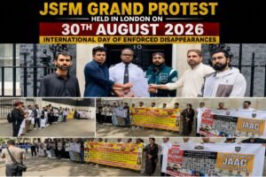 JSFM Protest th August 2026 INTL Enforced Dissappearnces Day